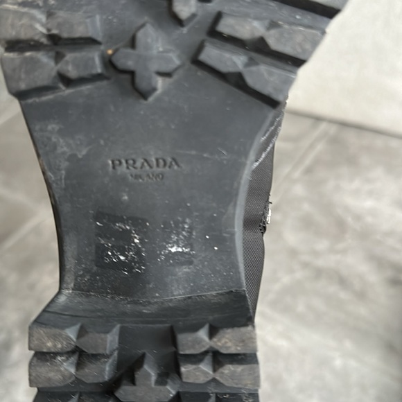 PRADA leather and nylon boots - Picture 9 of 10